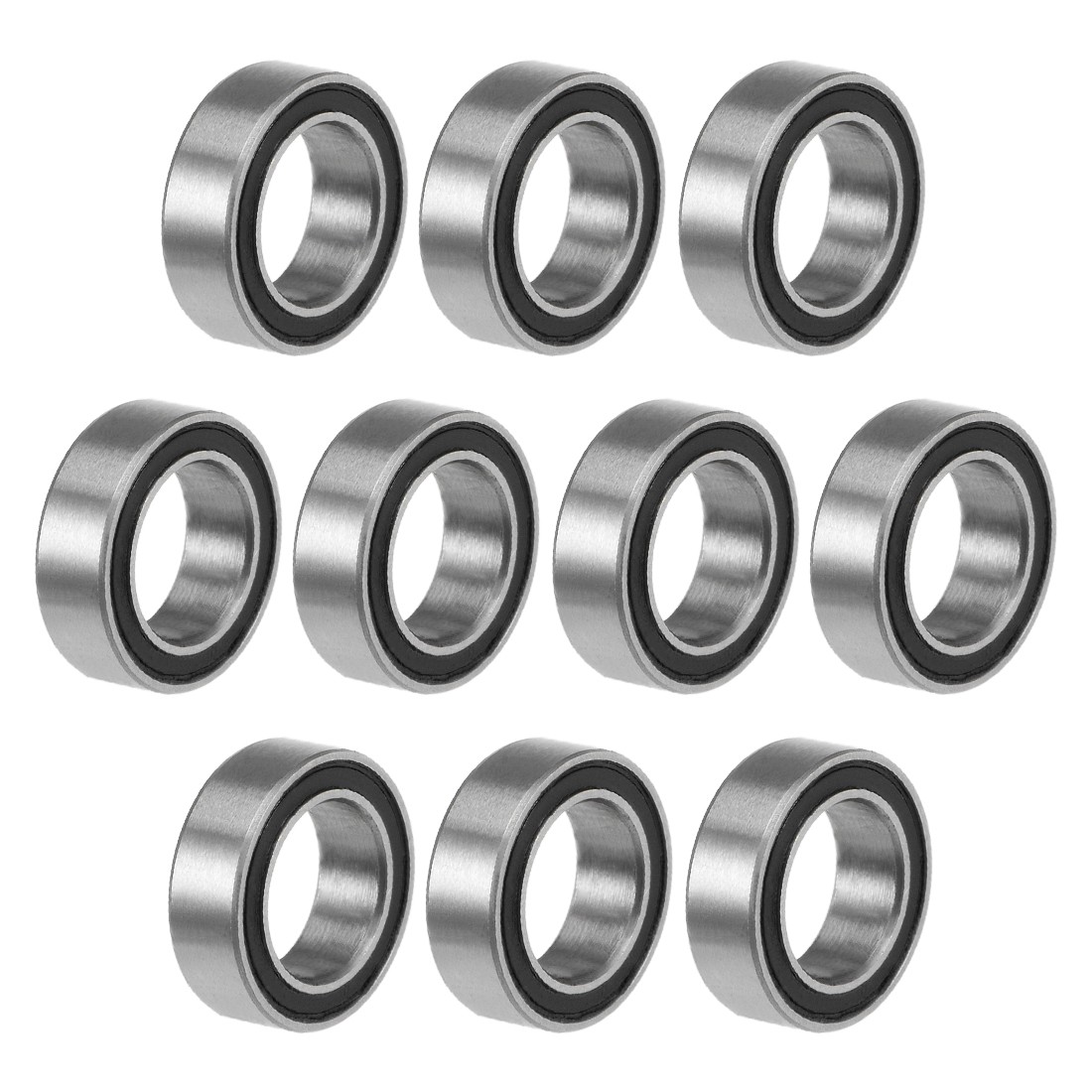10pcs MR85-2RS Deep Groove Ball Bearings Z2 5x8x2.5mm Double Sealed Chrome Steel