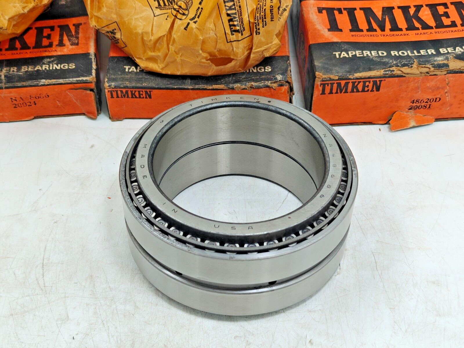 NA48686 / 48620D Timken NEW Tapered Roller Bearing Double Row Cup & Two Cones