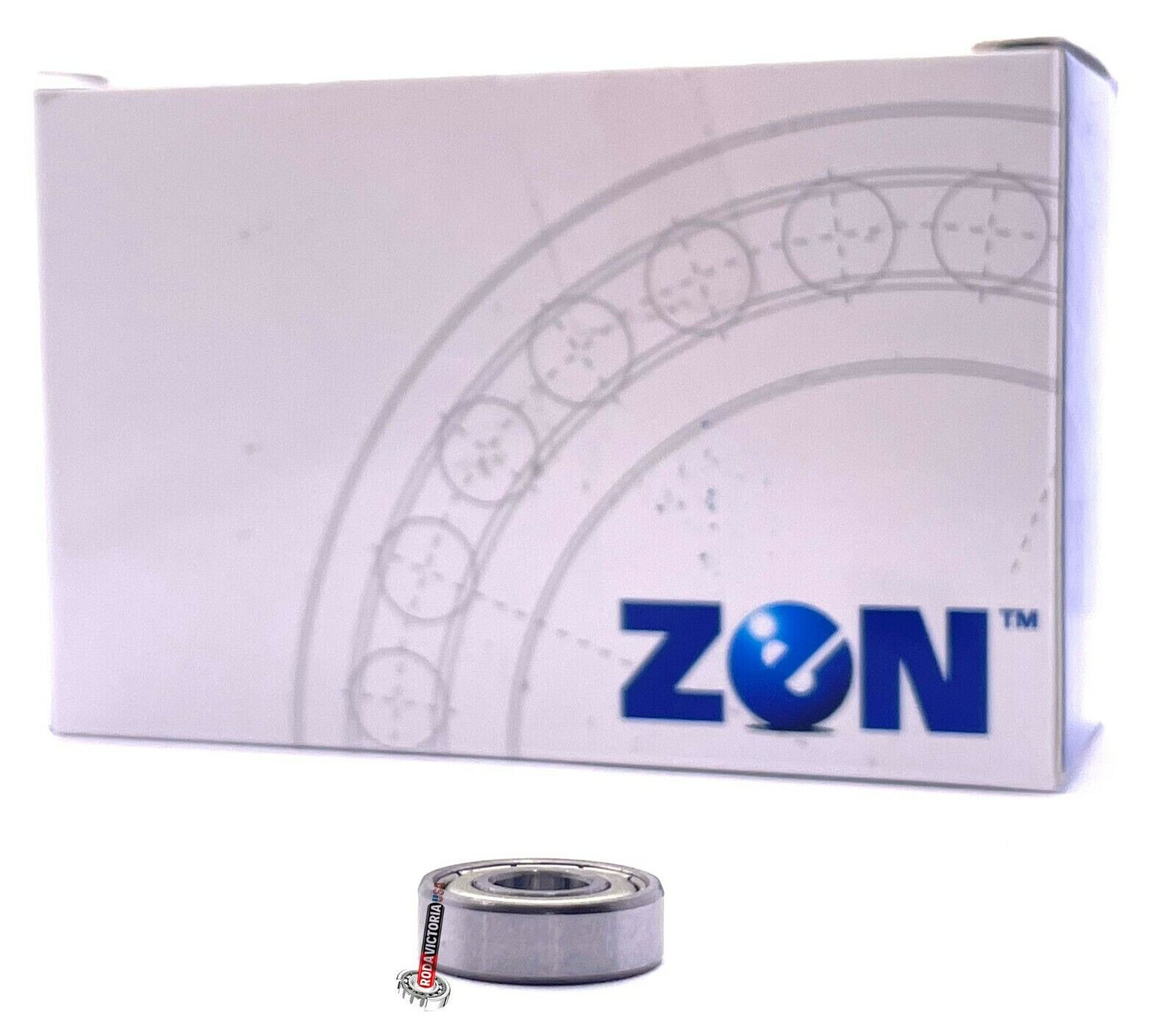 R4-ZZ C3 EMQ Premium Metal Shielded Ball Bearing, 1/4″x5/8″x0.196″ R4 (2 PCS)
