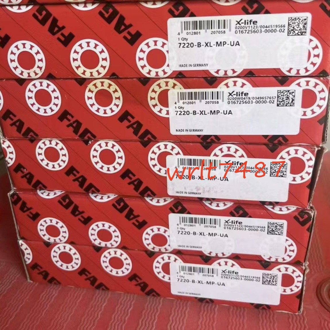 NEW FAG 7220-B-XL-MP-UA angular contact ball bearing 1PCS #DC