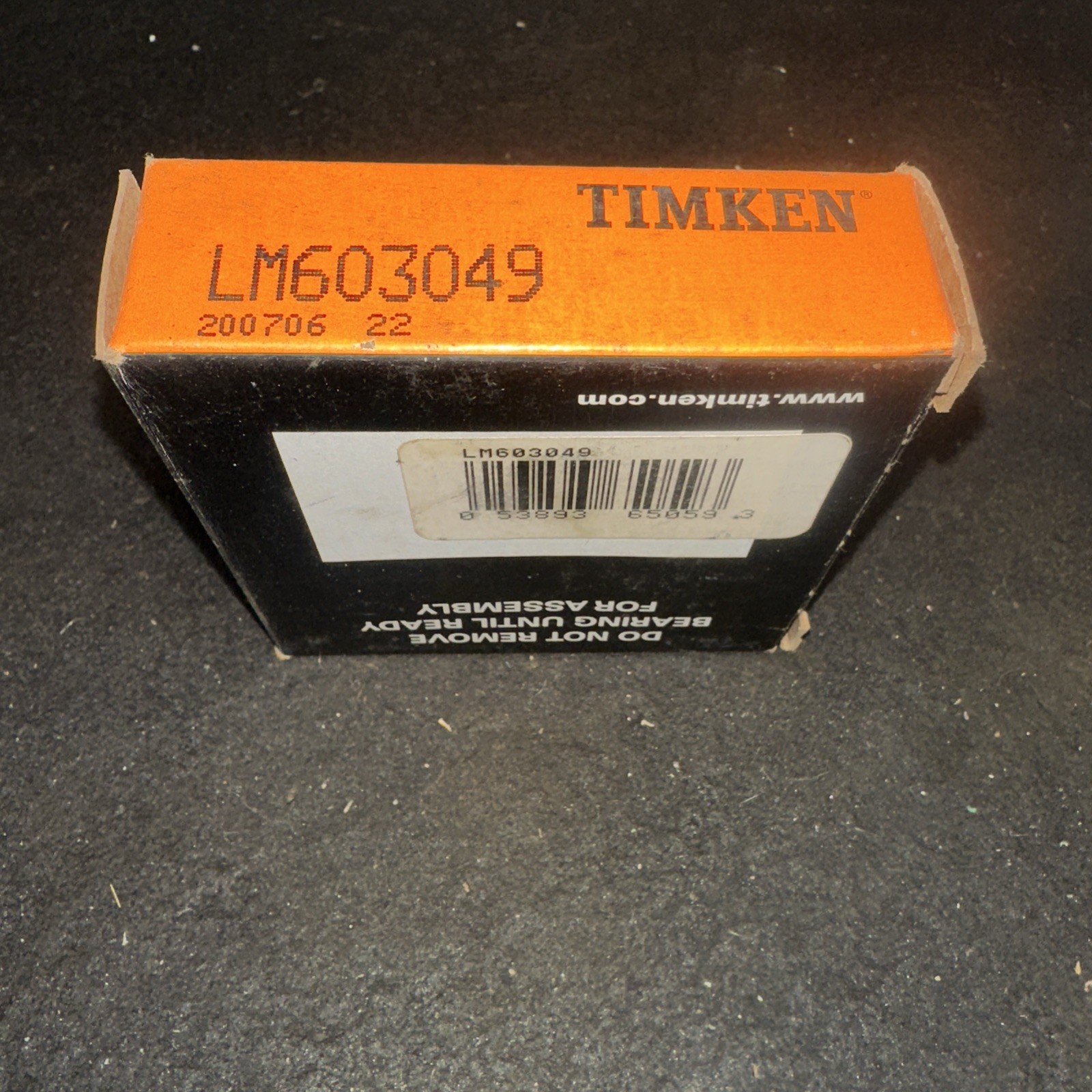Timken SET37 (LM603049/LM603011) Bearing & Race Set (st1025)