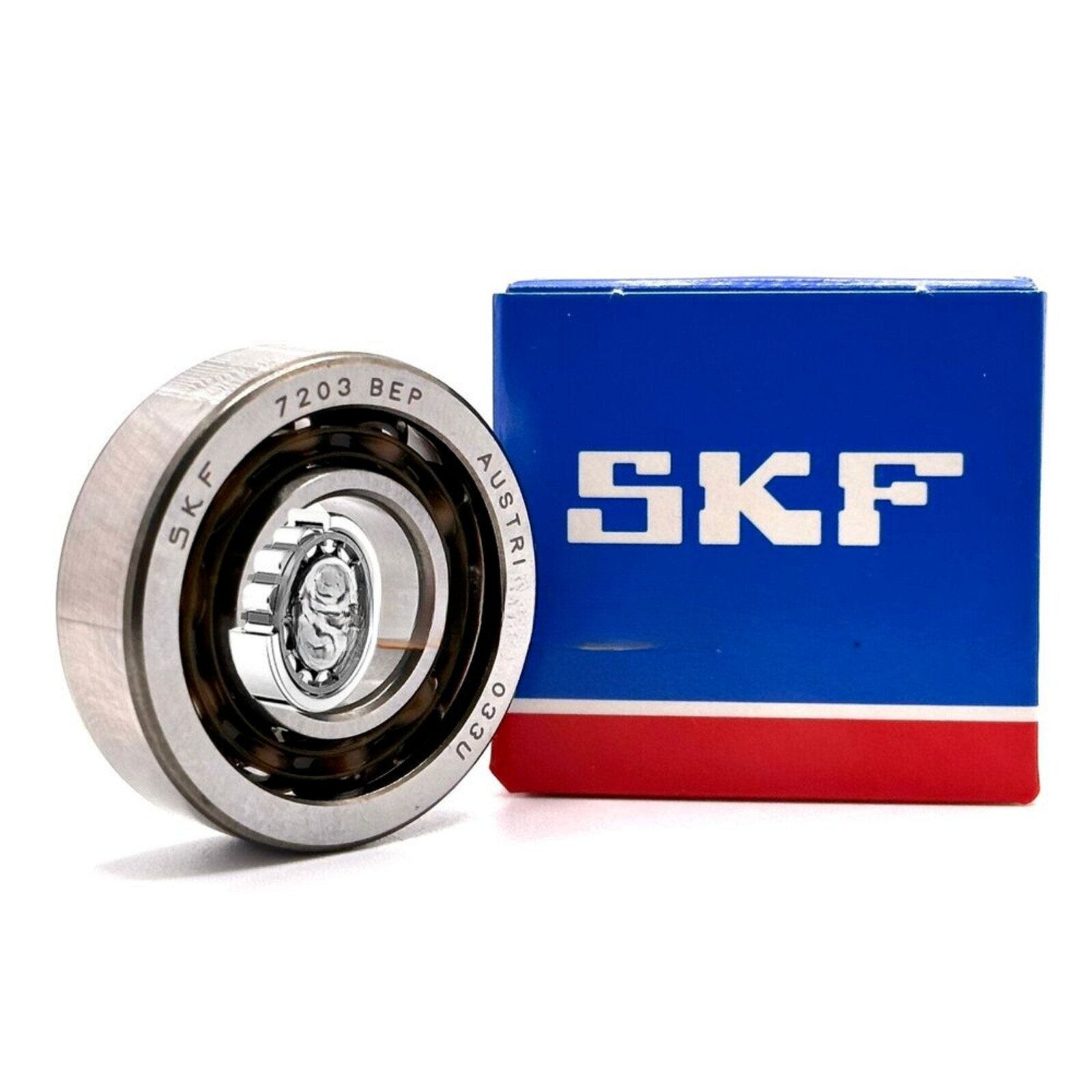 NEW SKF 7203 BEP ANGULAR CONTACT BEARING MADE IN AUSTRIA A642 17x40x12 mm