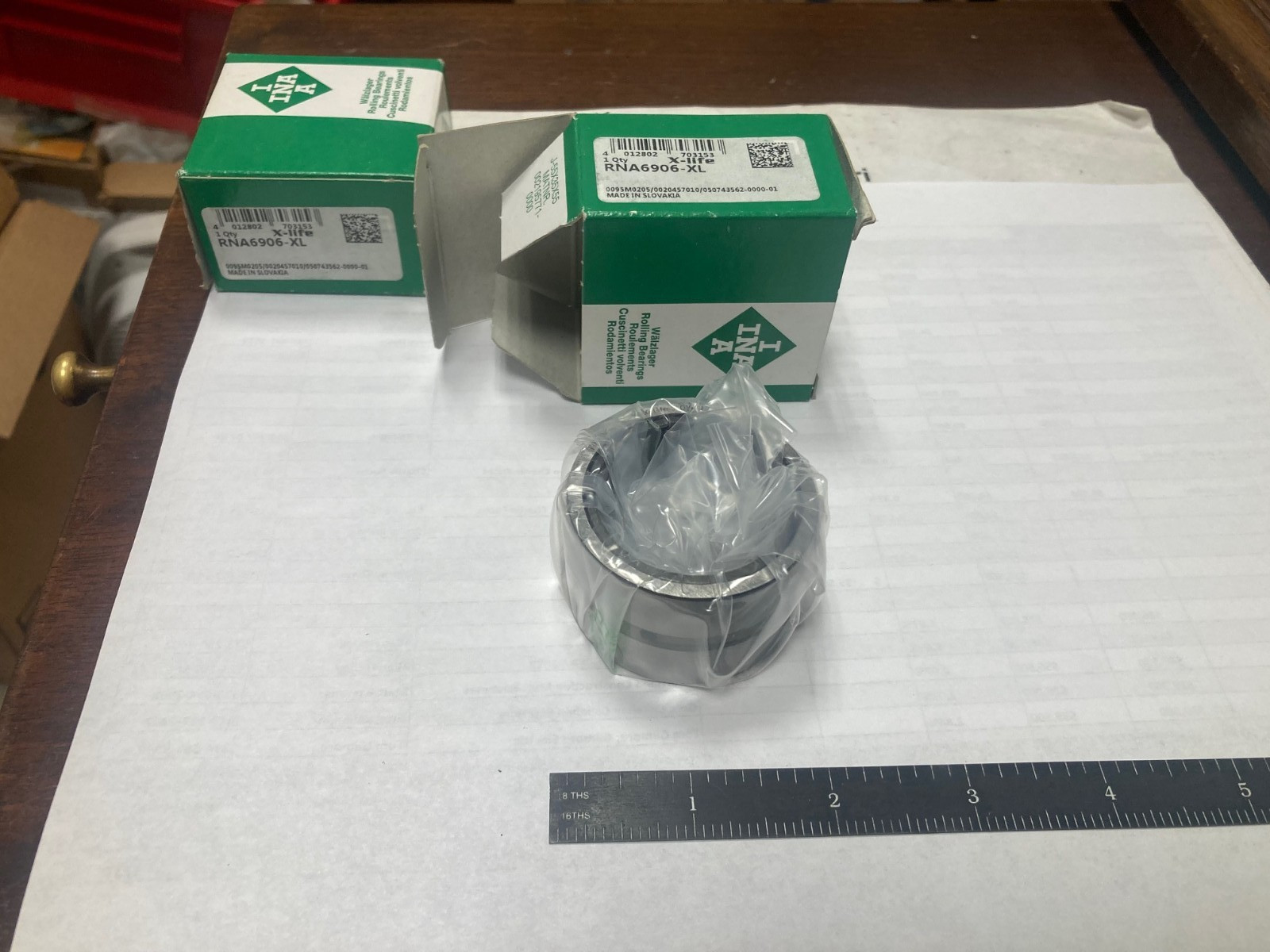 INA RNA6906-XL, Needle Roller Bearing, 35x47x30mm, with Lube Hole, Brand New