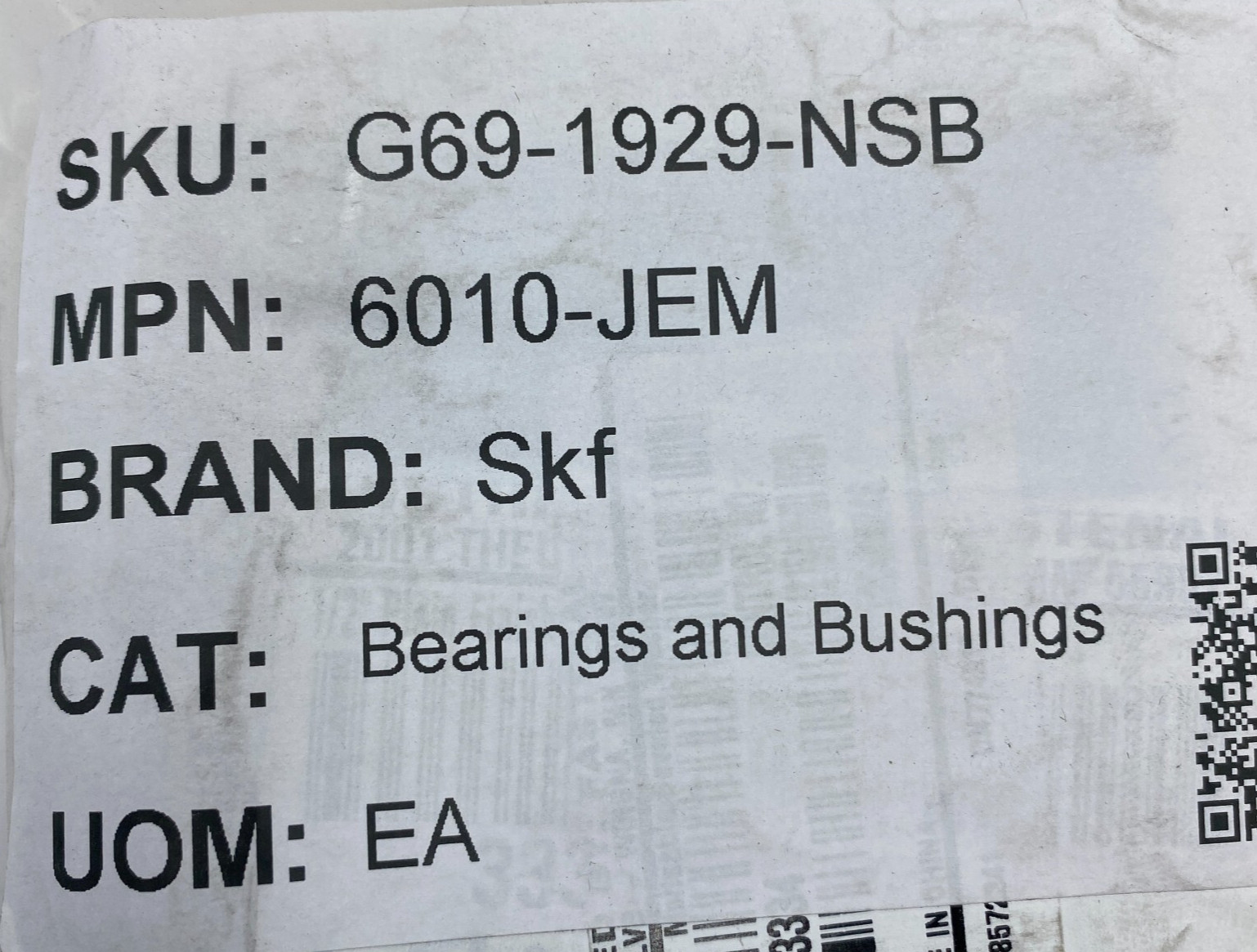 SKF Explorer 6010 JEM Ball Bearing – 50mm x 80mm x 16mm – High Performance ✅