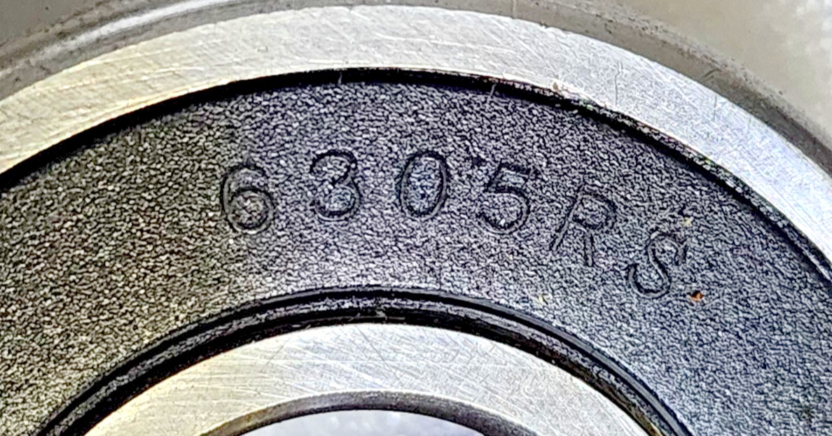 6305-RS, 6305RS Deep Groove Radial Ball Bearings 25mm x 62mm x 17mm