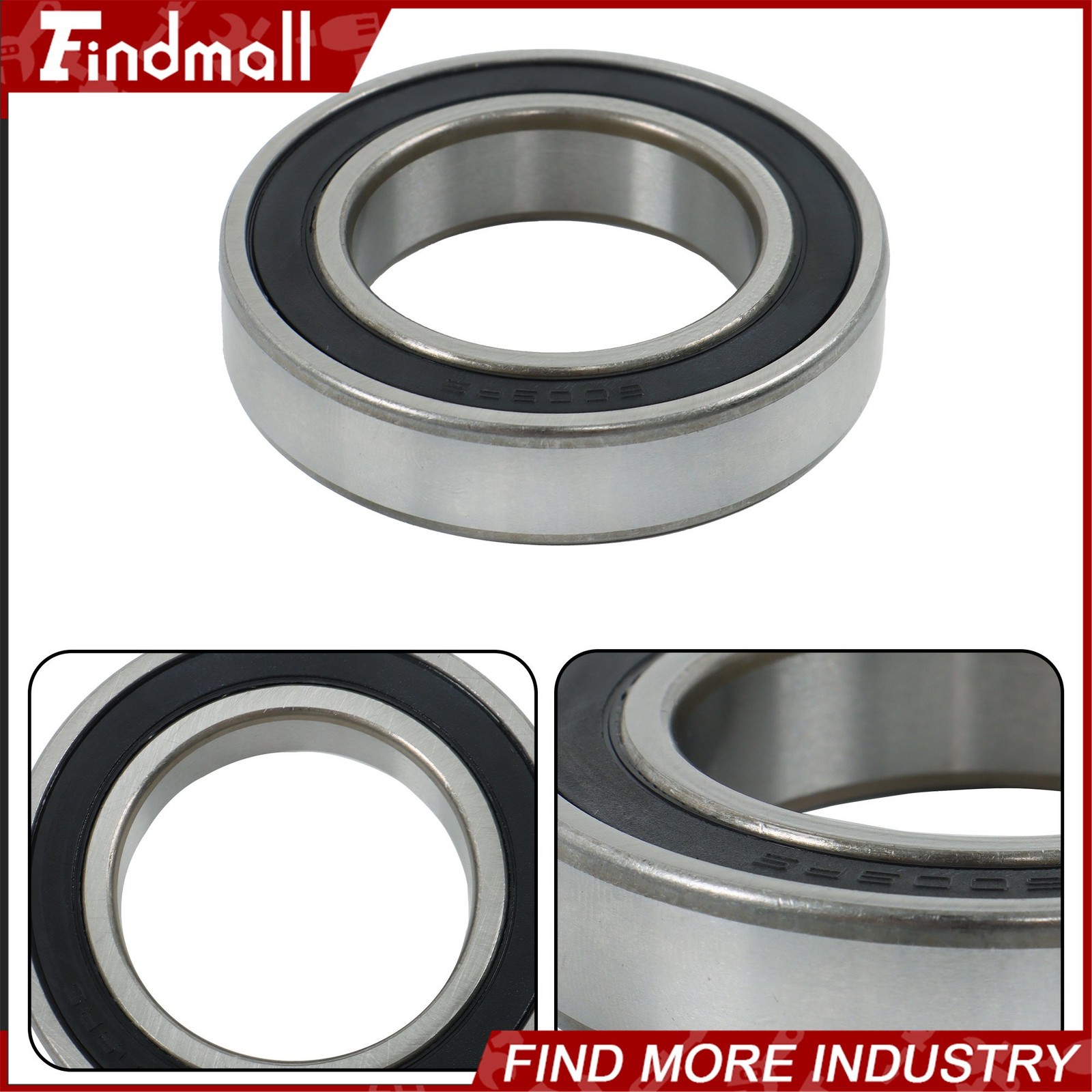 Findmall 6009-2RS Deep Groove Bearings 10pcs 45x75x16mm Pre-Lubed Sealed