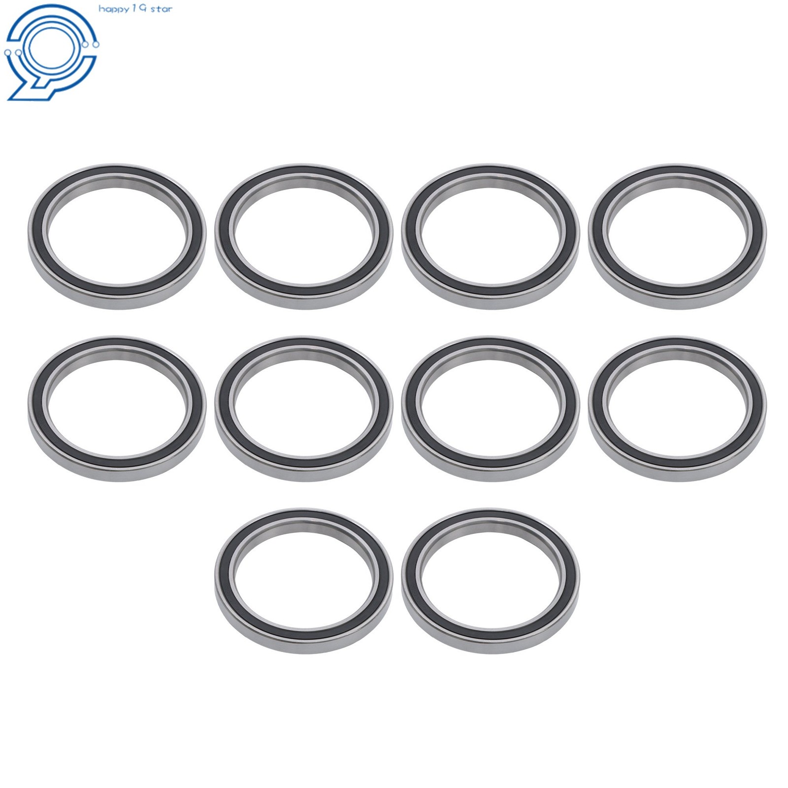 Double Rubber Sealed 6810-2RS Bearings 10pcs 50x65x7mm Pre-Lubed
