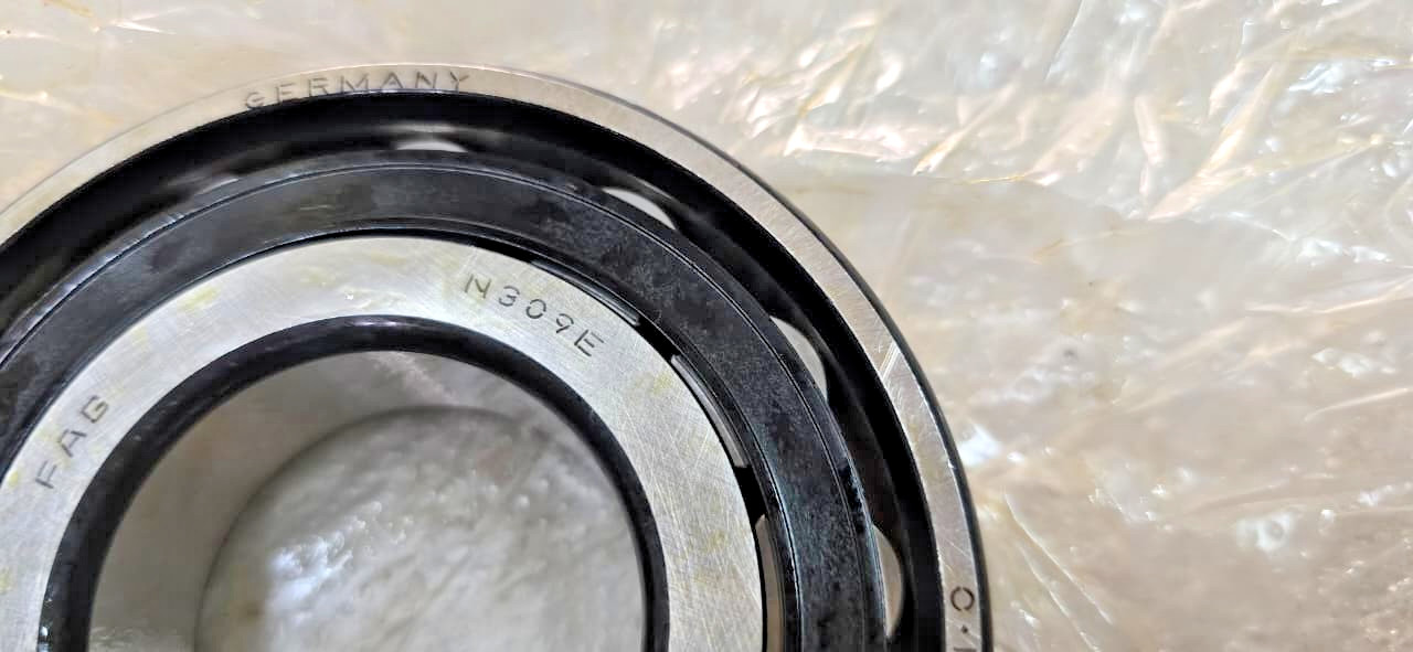 N 309 E TVP2 Cylindrical Roller BEARING 45x100x25 MM N309ETVP2 Fiber Cage FAG