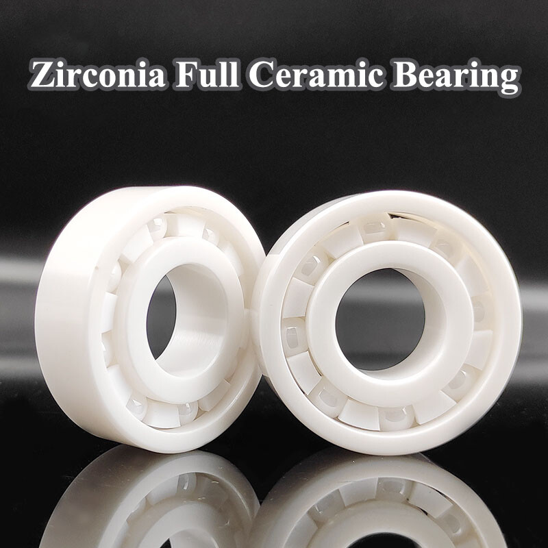 ZrO2 Zirconia Full Ceramic Bearings with PTFE Retainer 608 6000-6007 ID 8/10/12+