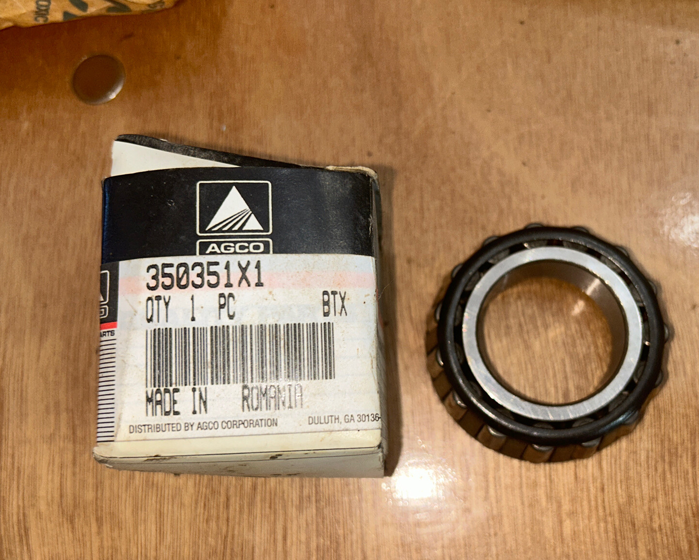 Tapered Roller Bearing cone 15123 UCF AGCO 350351X1 NOS Oliver White Tractor