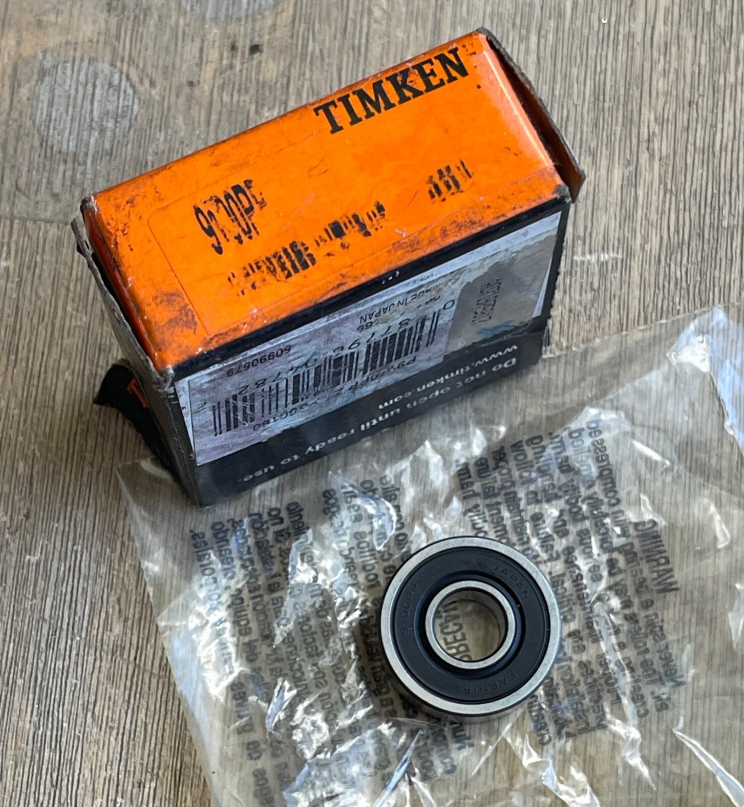 TIMKEN FAFNIR 9100PP DEEP GROOVE BALL BEARING NEW IN BOX
