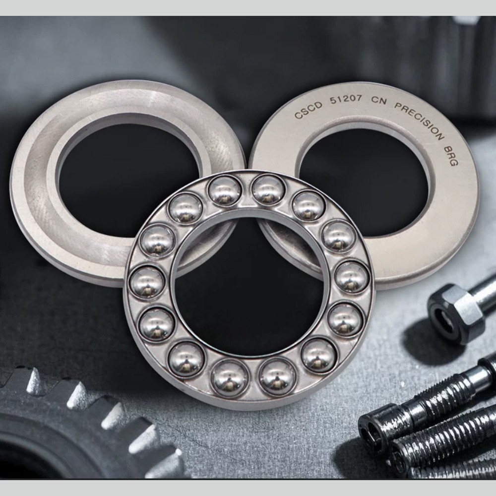 ID2-100mm OD6-150mm 3 Part Thrust Ball Bearing Pressure Bearing
