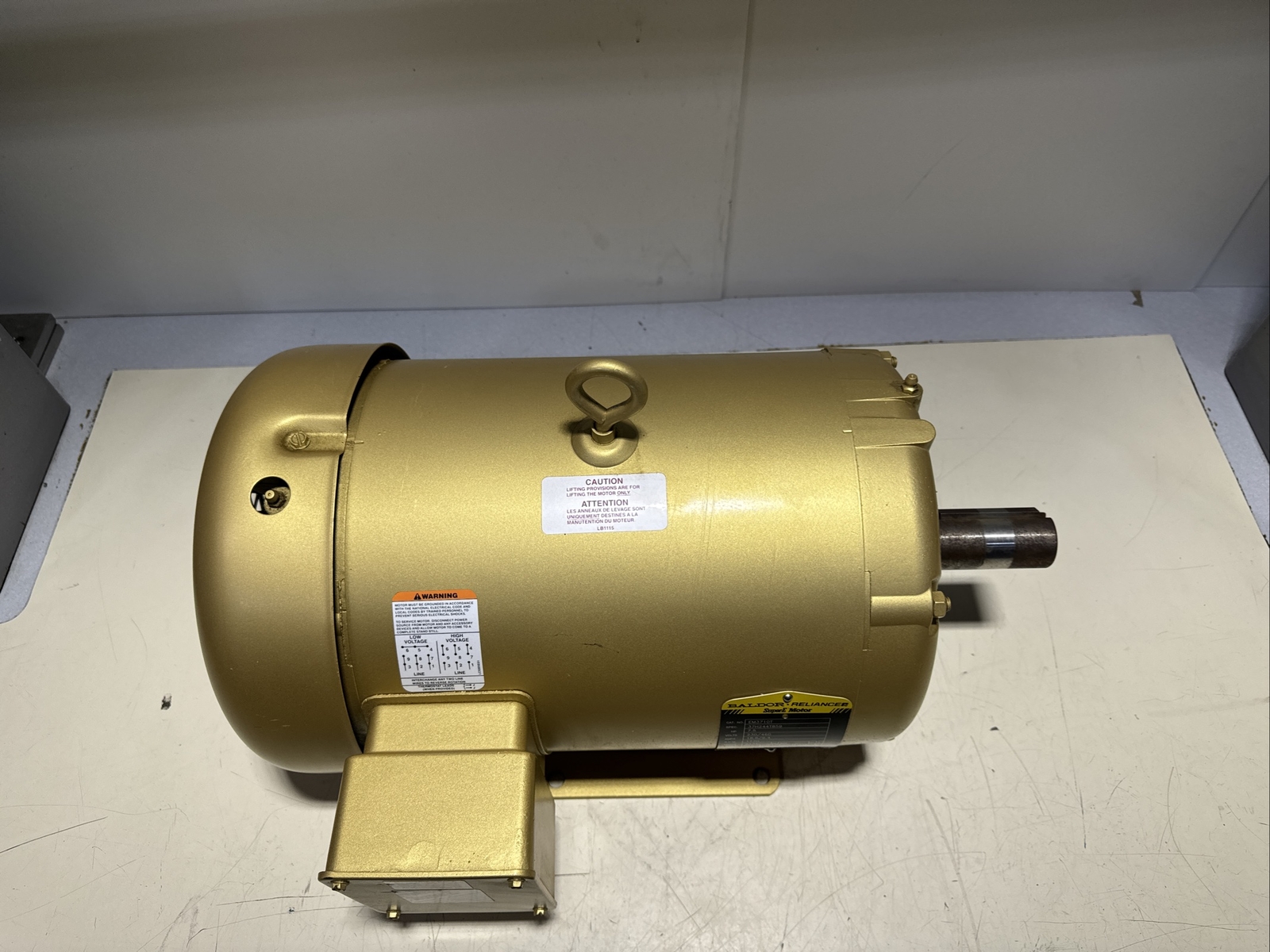 *NEW* Baldor EM3710T Super-E Motor 7.5HP 230/460V 1770RPM 213T Frame