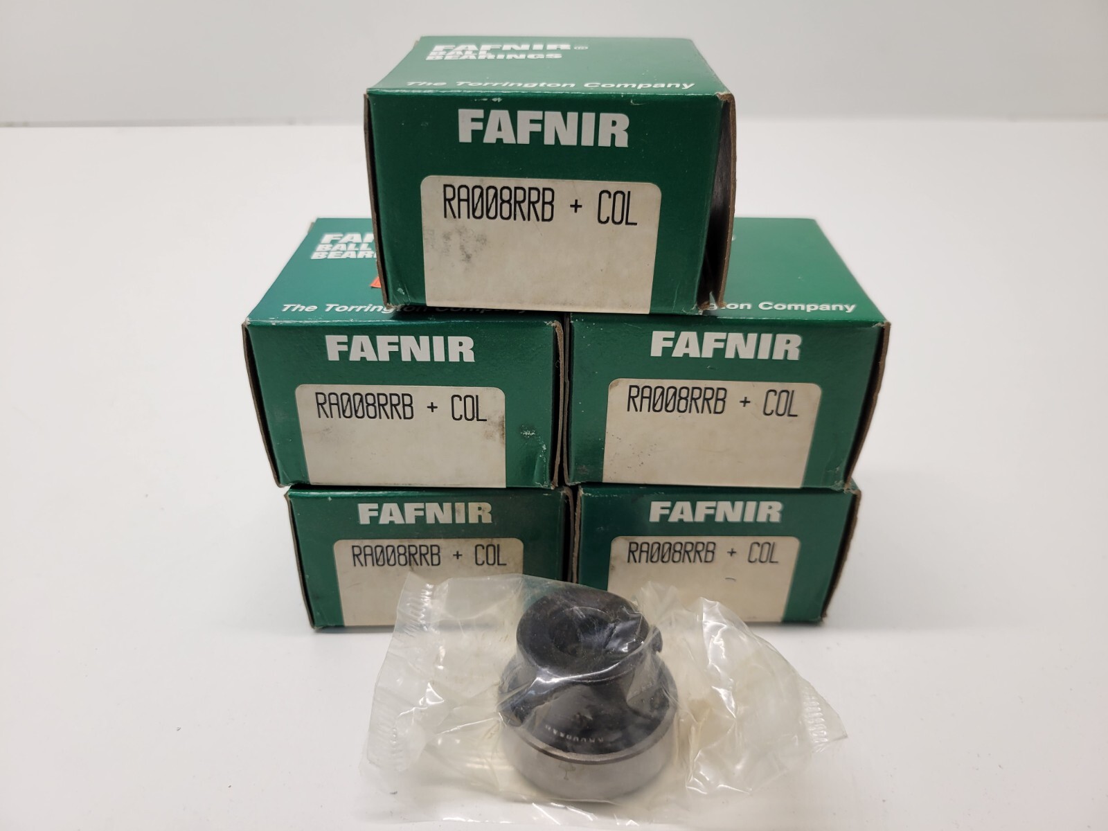 LOT OF (5) NEW IN BOX! FAFNIR INSERT BALL BEARING RA008RRB + COL