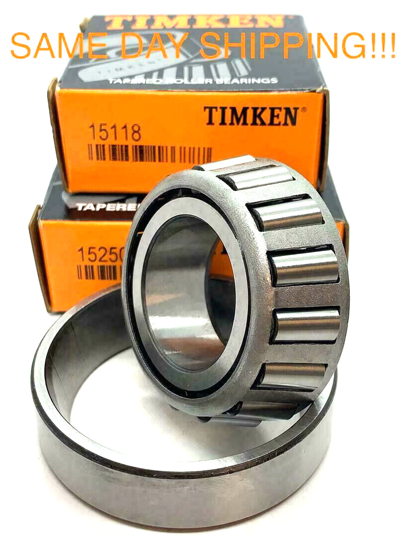 TIMKEN MADE IN USA 15118 15250 TAPERED ROLLER BEARING 1.1895×2.5×0.8125″