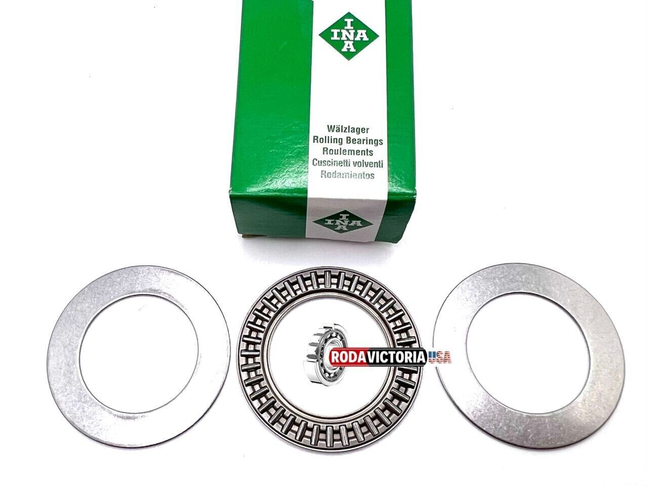 INA AXK3047 ROLLER THRUST BEARING + TWO WASHER AS3047 30x47mm