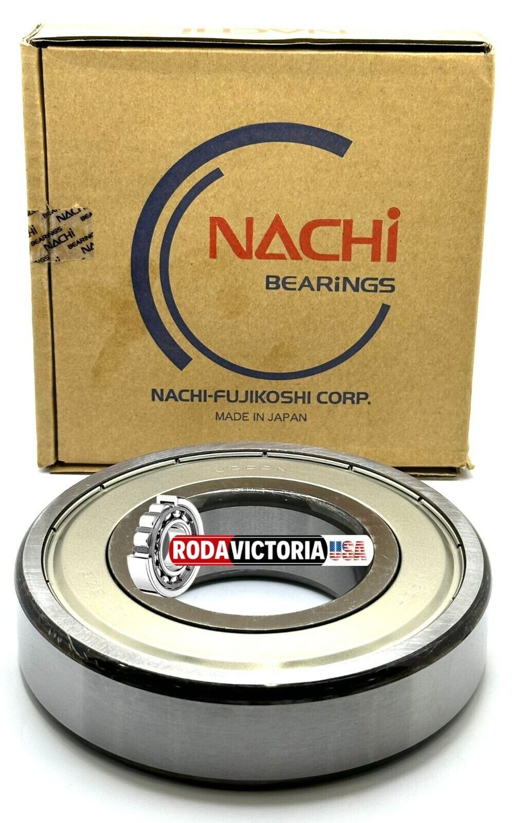 NACHI JAPAN 6313 ZZE DEEP GROOVE BALL BEARING, METAL SHIELDED 65x140x33mm.
