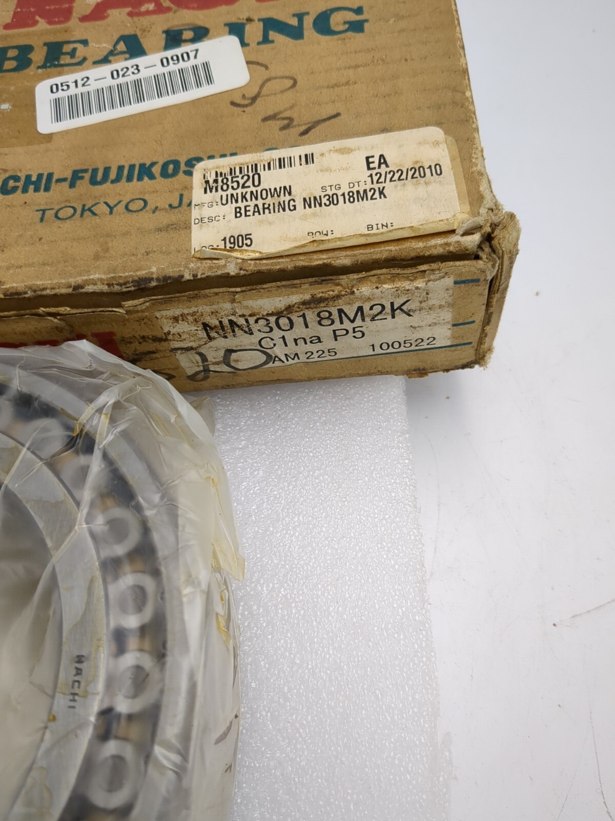 New Nachi NN3018M2K Bearing Ships from VERMONT