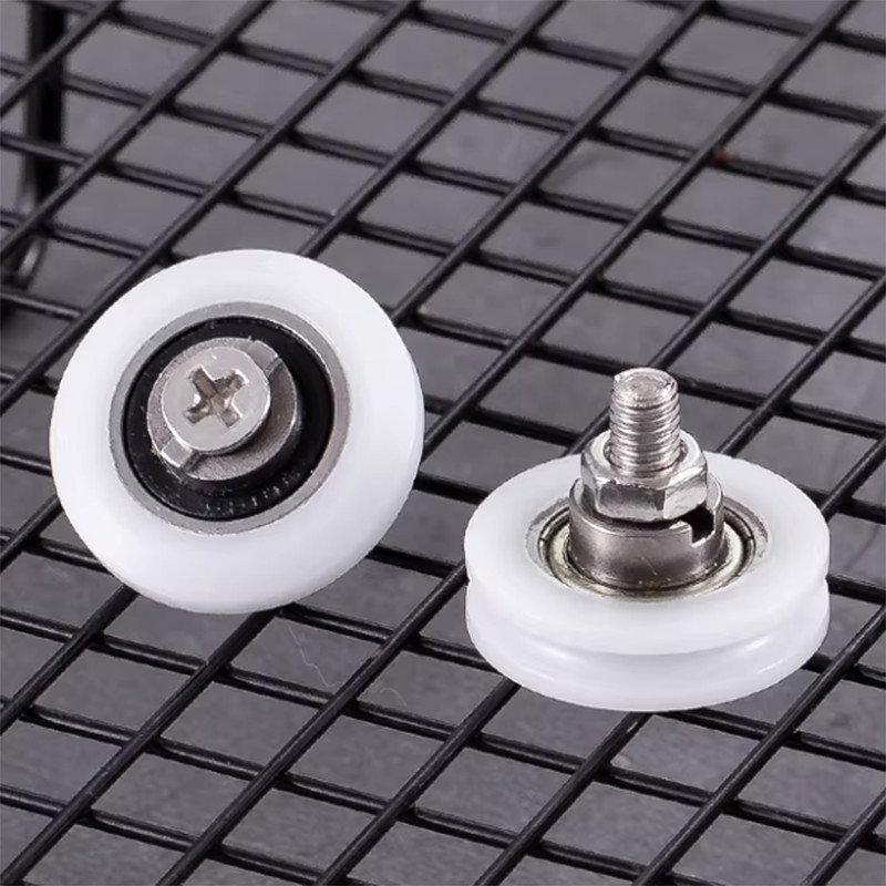 Circular/U/H-Shaped Plastic Coated Bearing Pulley For Sliding Doors and Windows