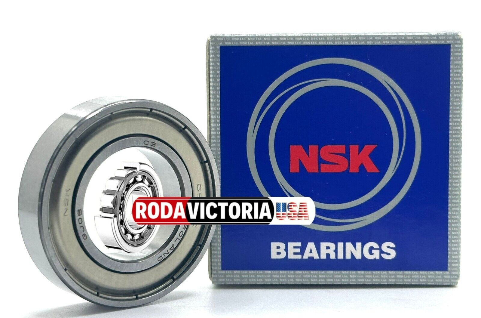 NSK 6904 ZZ DEEP GROOVE BALL BEARING, METAL SHIELDED 20x37x9mm