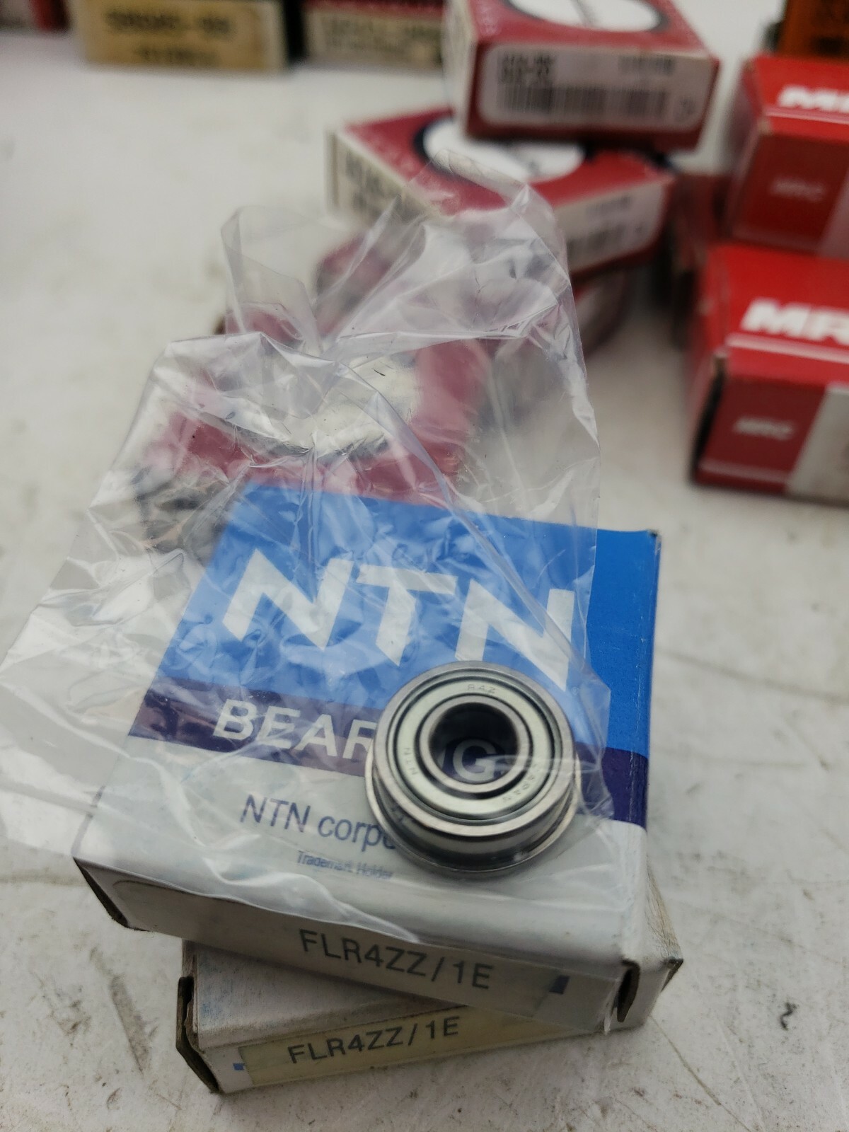 2pc, FLR4ZZ NTN New Single Row Ball Bearing (4B2)