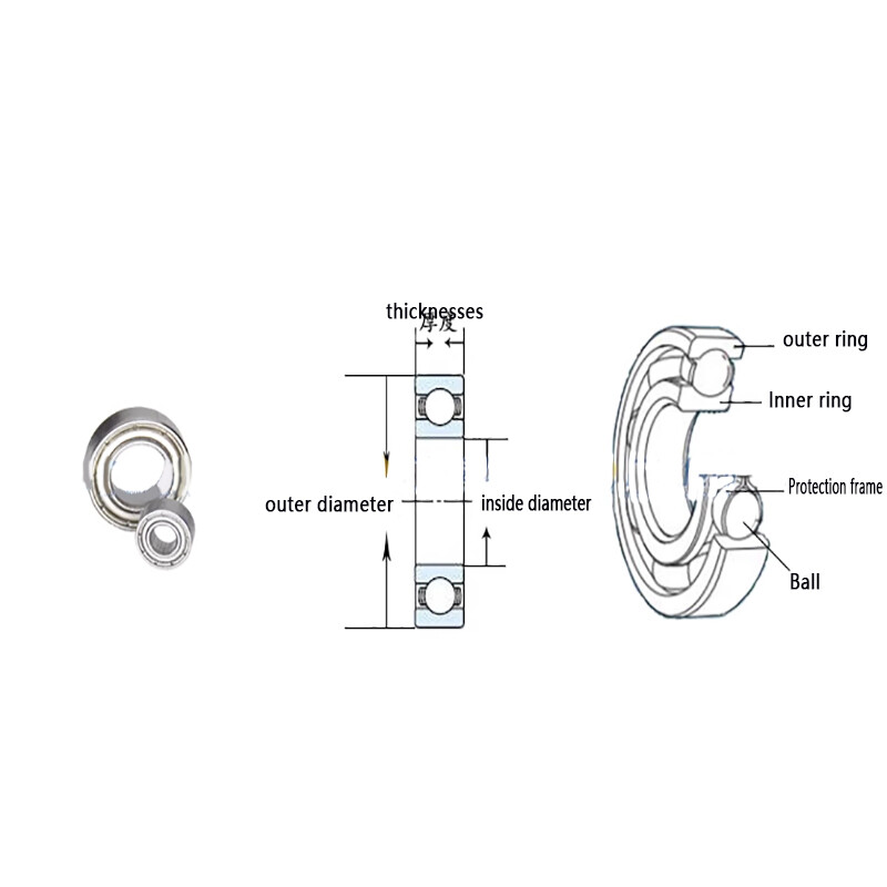 BEARINGS 603 604 – 699 ZZ – METAL SHIELDED Miniature Bearings – Multi Variations