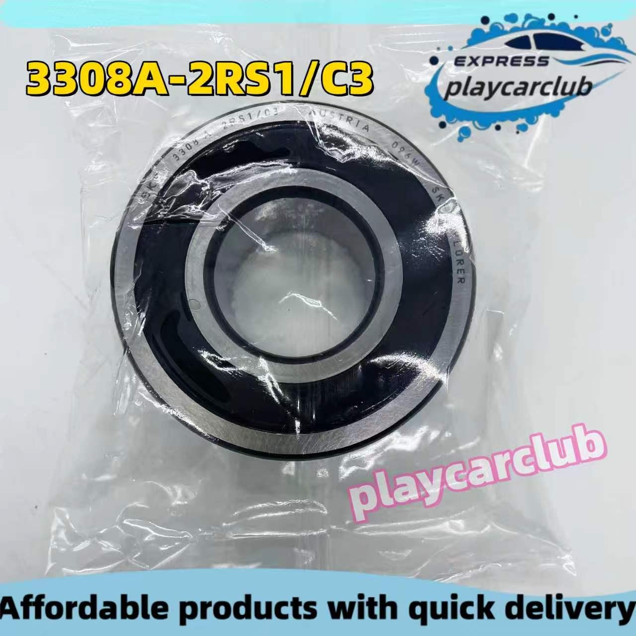 SKF 3308 A 2RS1/C3 Double Row Angular Contact Ball Bearing 1x 40x90x36.5mm