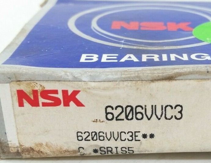NSK 6206VVC3 Deep Groove Ball Bearing – Lot of 3