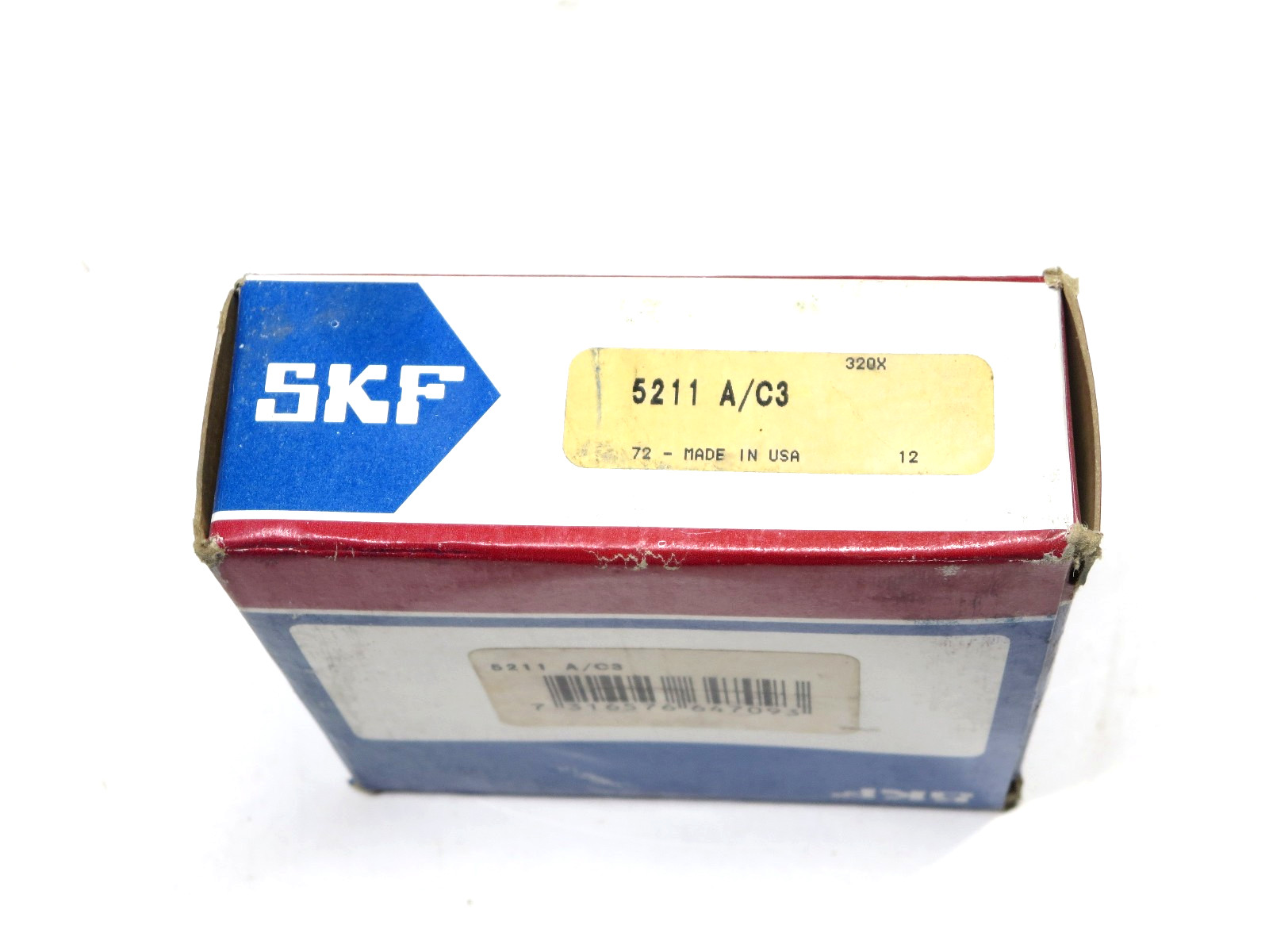 SKF 5211 A/C3 NIB Bearing – Made in USA – Ships FAST from SC