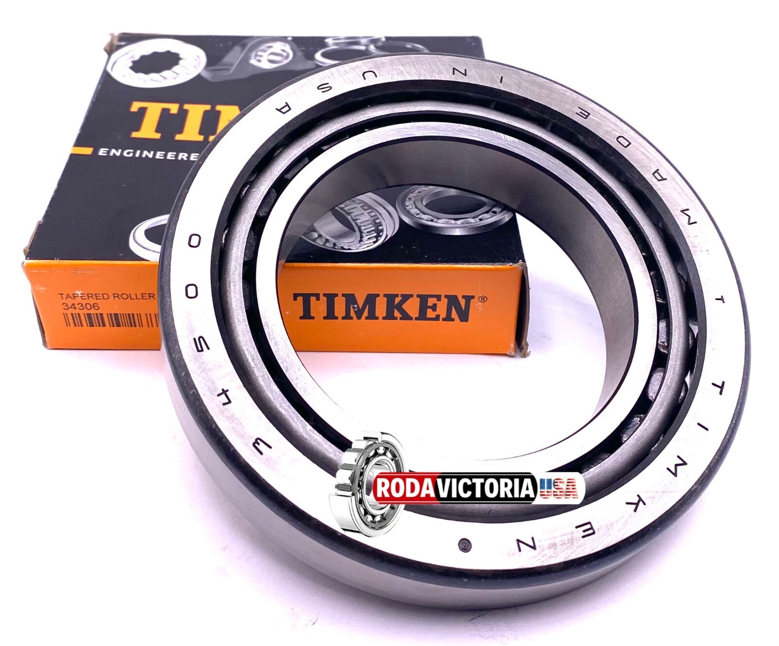 TIMKEN 34306 / 34500 Tapered Roller Bearing 77.79x127x26.99 mm