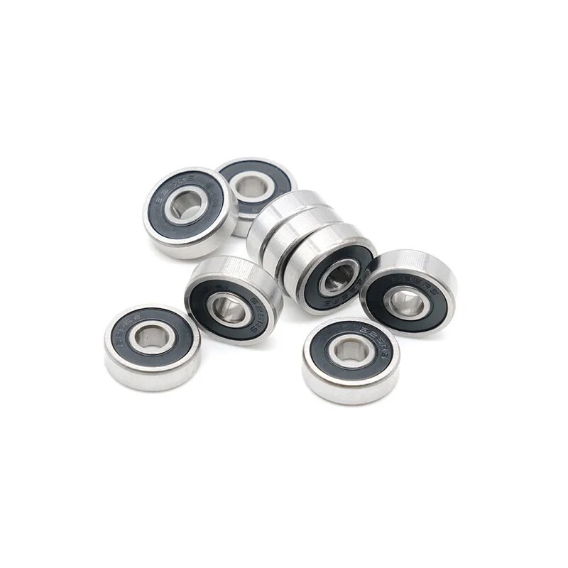 10PCS 625RS Deep Groove Ball Bearings, Rubber Sealed 5x16x5mm 625-2RS Bearings