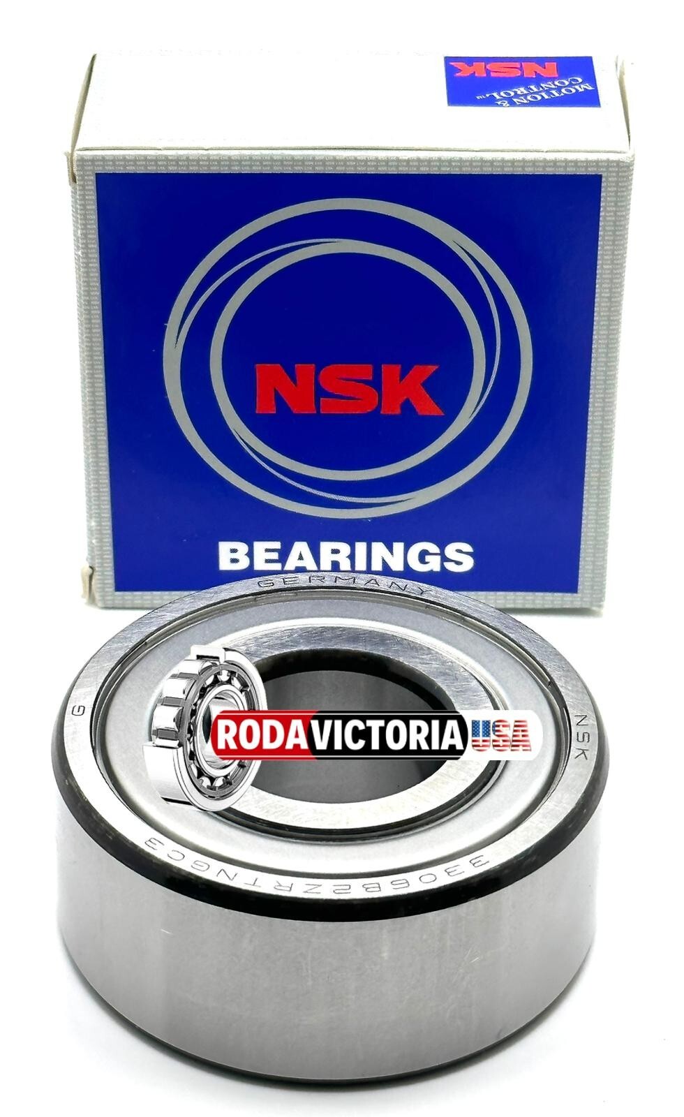NSK 3306 2ZRTNG ANGULAR CONTACT BEARING, METAL SHIELDED 5306 ZZ 30x72x30.2 mm