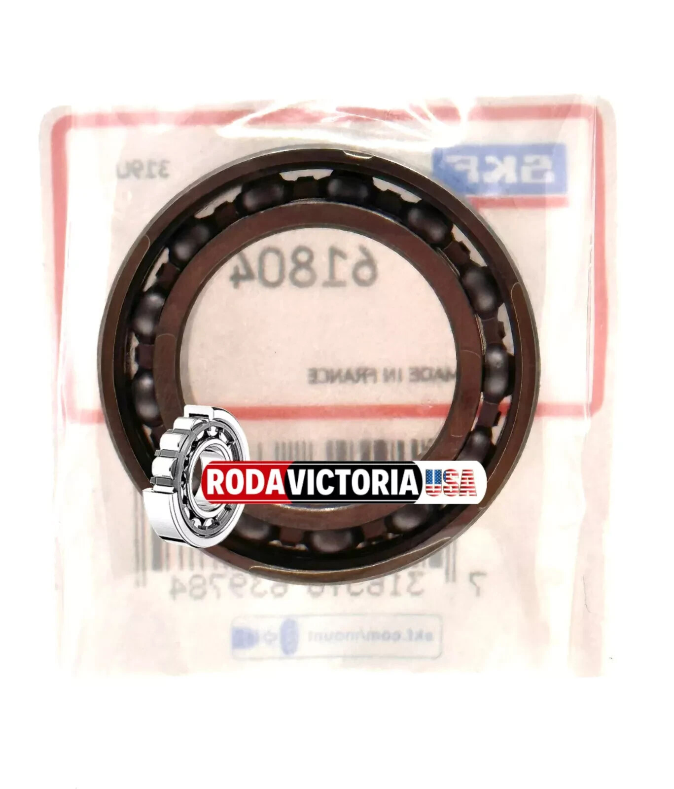 SKF 61804 Deep Groove Ball Bearing, OPEN, No Seals 6804 20x32x7 mm