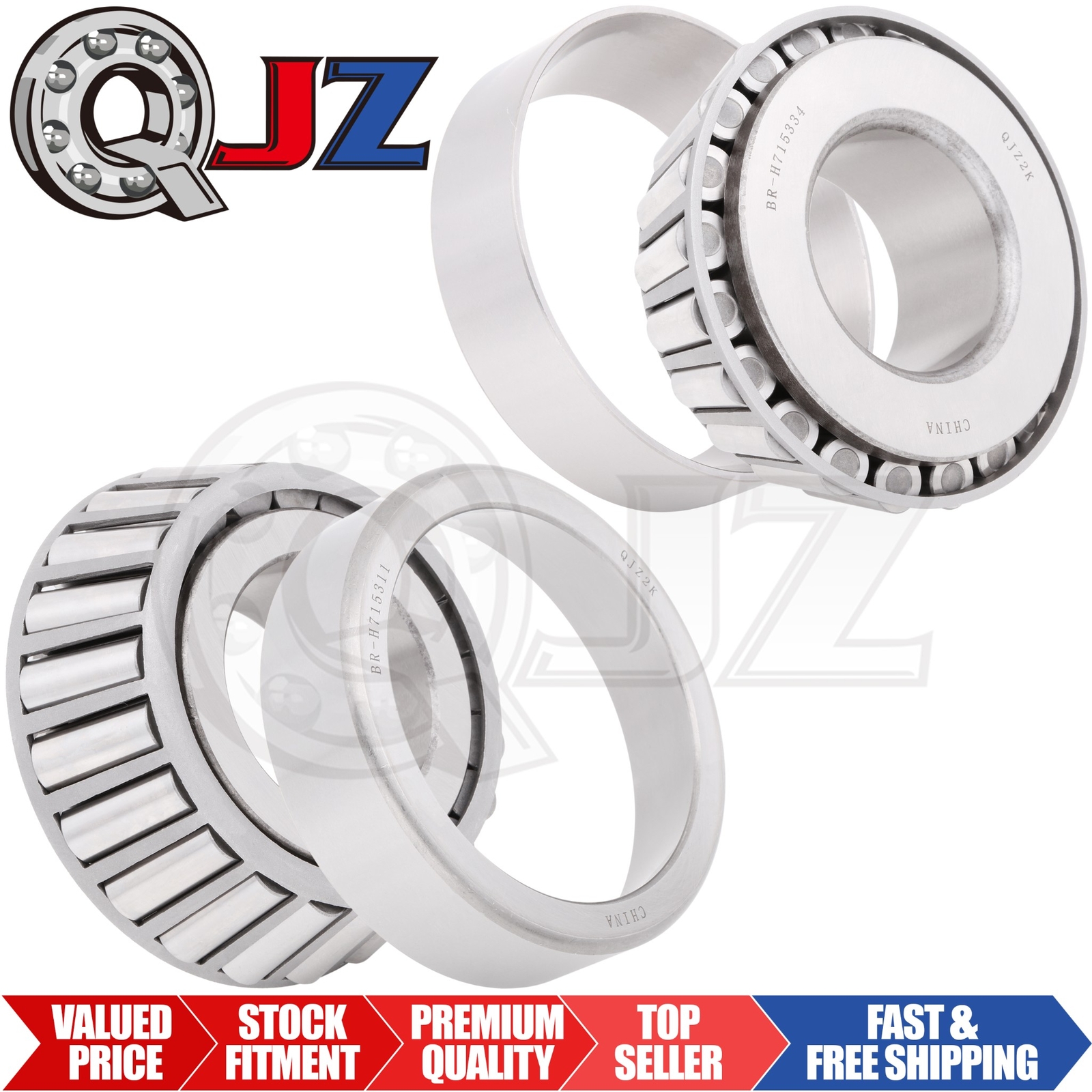 [Qty.2] New H715334-H715311 Tapered Roller Bearing Set [2-7/16″ ID x 1.8125″ W]