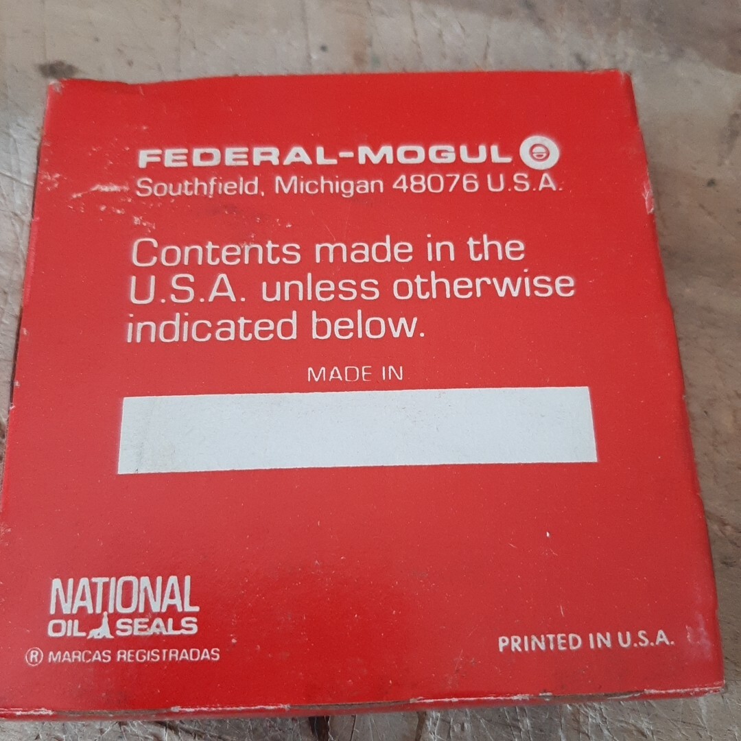 Wheel Seal National Oil Seals 1996 z3c MADE IN USA pto shaft