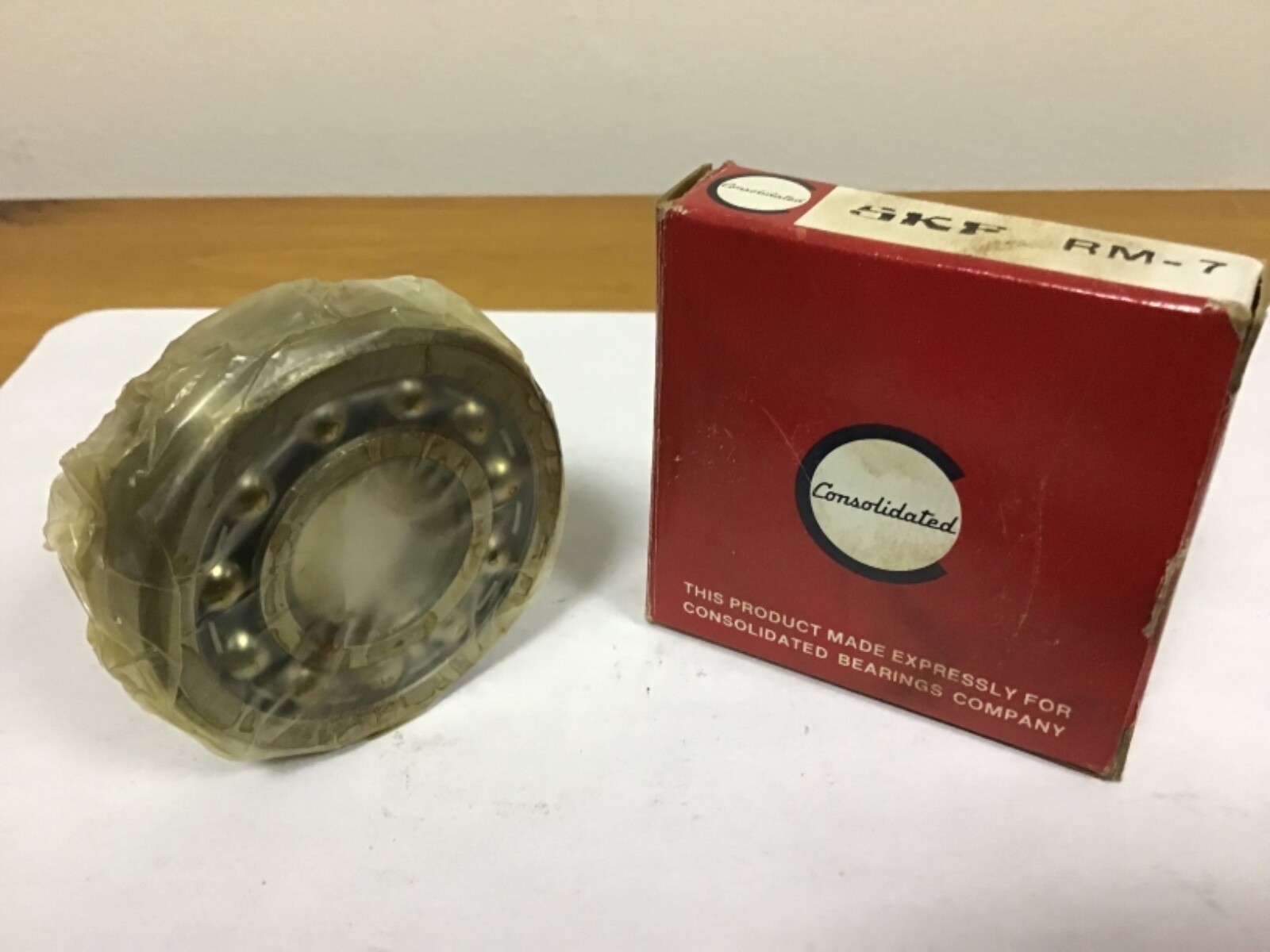 New Consolidated RM-7 Self Aligning Bearing, .875” ID, 2.250” OD, .6875” Width