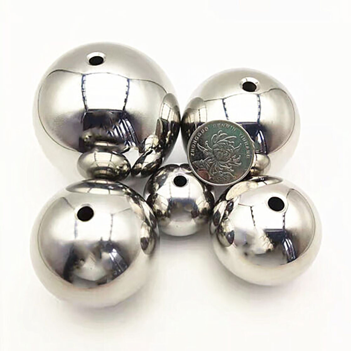 Through-hole Stainless Steel Beads Ball High Precision Bearing Balls Smooth Ball