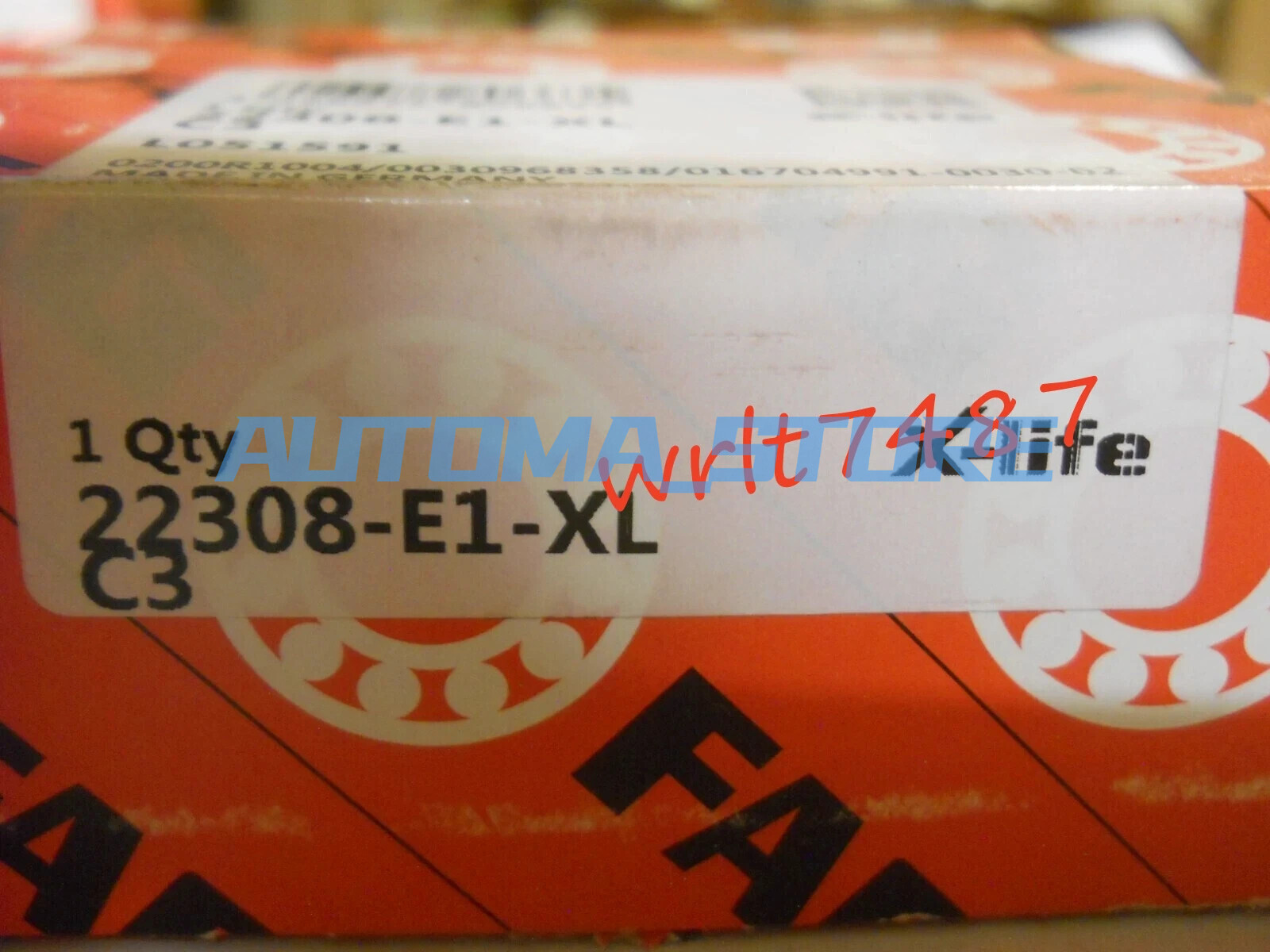 1PC NEW FAG 22308-E1-XL-C3 self-aligning roller bearing #AM