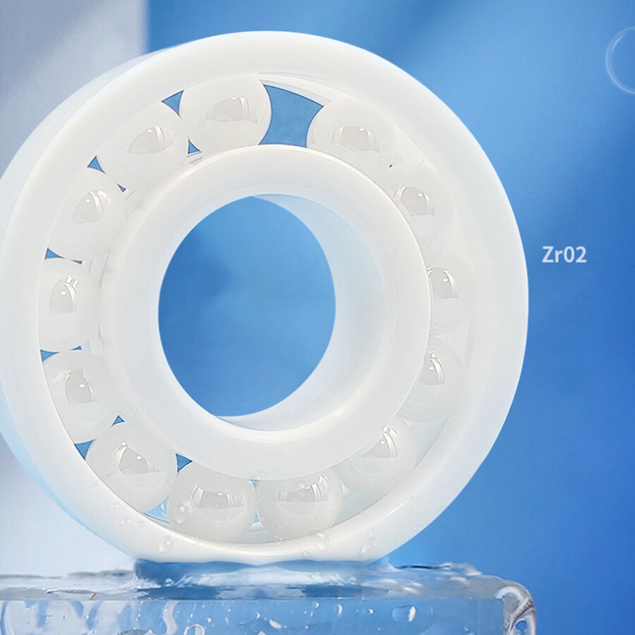 Zro2 Full Ball Ceramic Bearing Inner Dia 3mm-60mm Zirconia Dioxide Ball Bearing