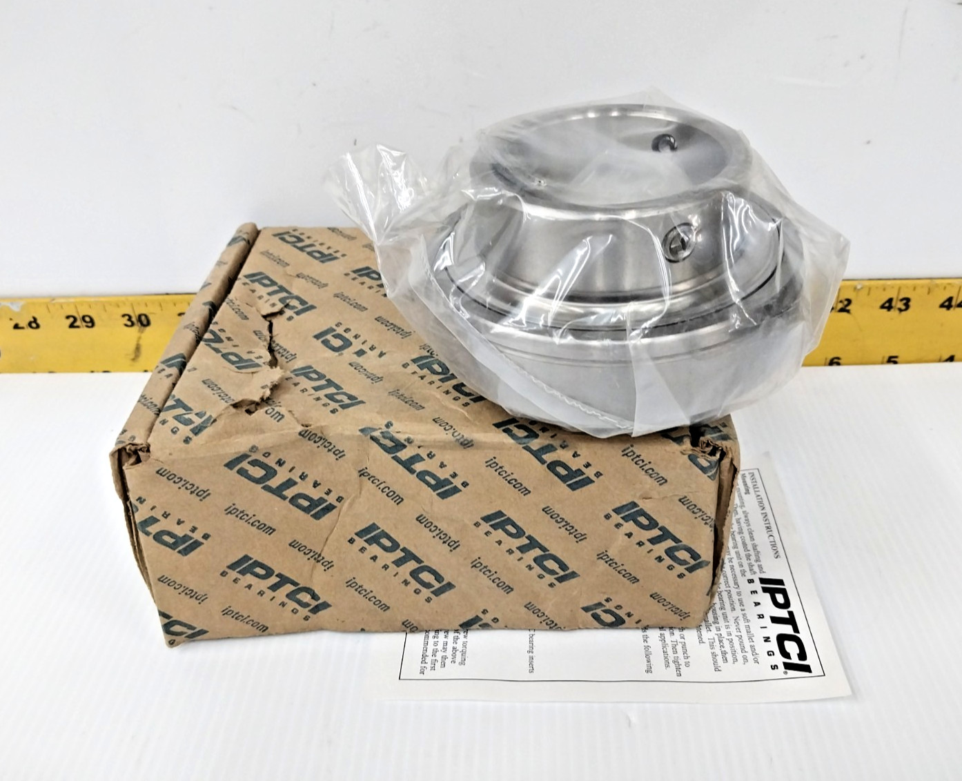 New IPTCI Bearings Stainless Steel Insert Bearing 2-7/16″ Bore SUC212-39