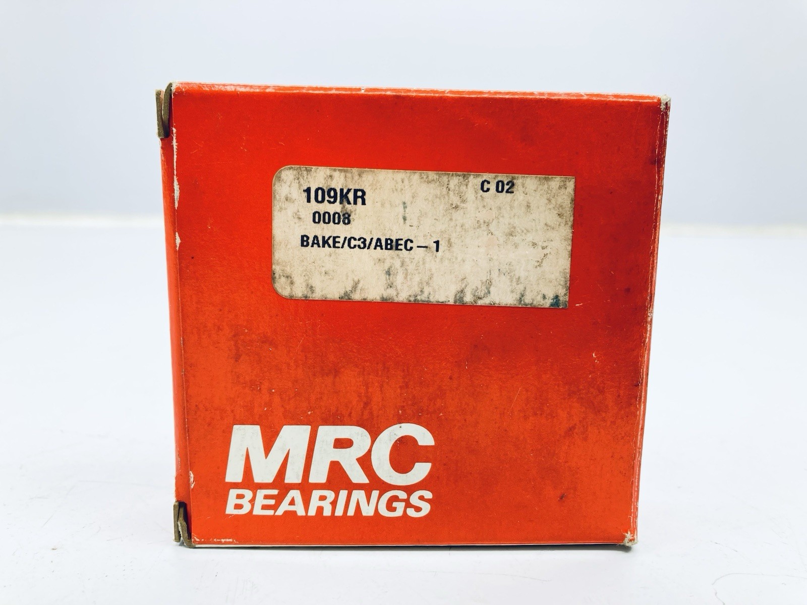 MRC 109KR Angular Contact Bearing 45mm-Id 75mm-Od 16mm-Width 15° 109KR-BKE