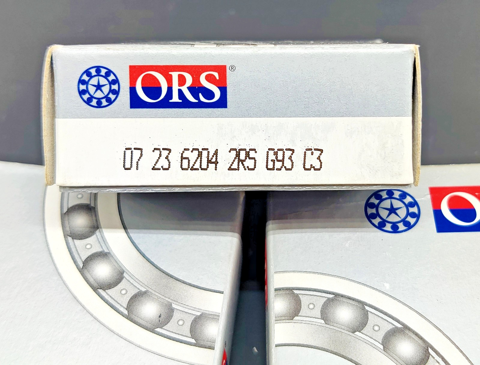 Lot of (4) Four ORS 02 23 6204 2RS C3 G93 C3 Bearings – Single Row – NIB