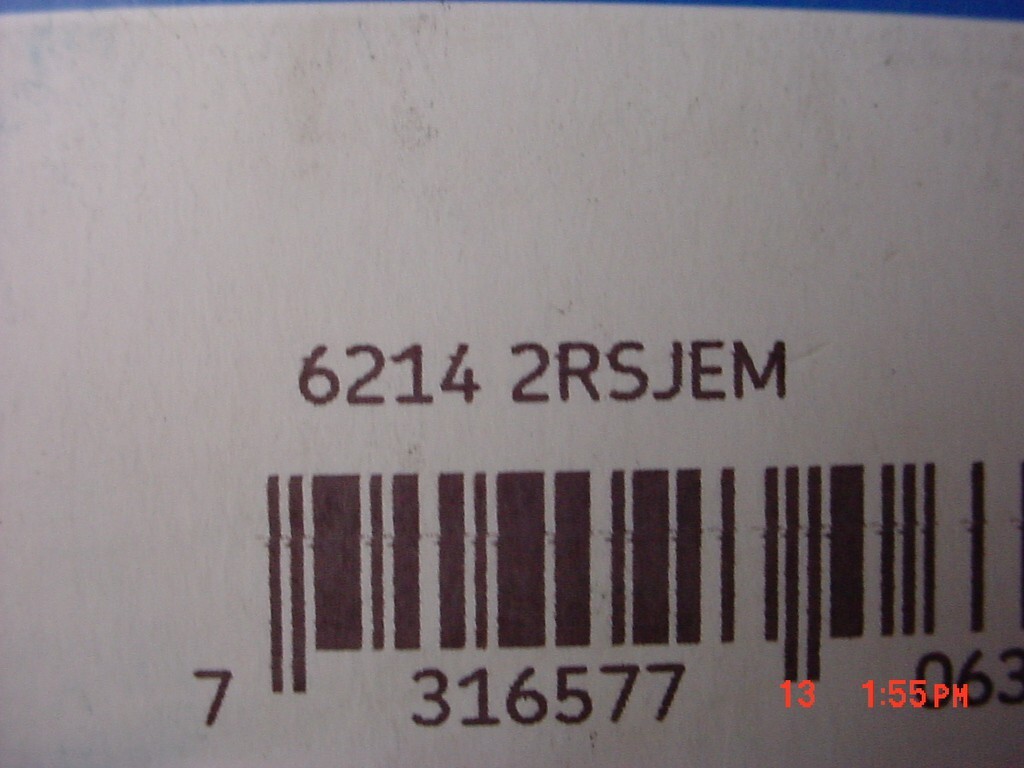 6214-2RSJEM SKF Single Row Ball Bearing