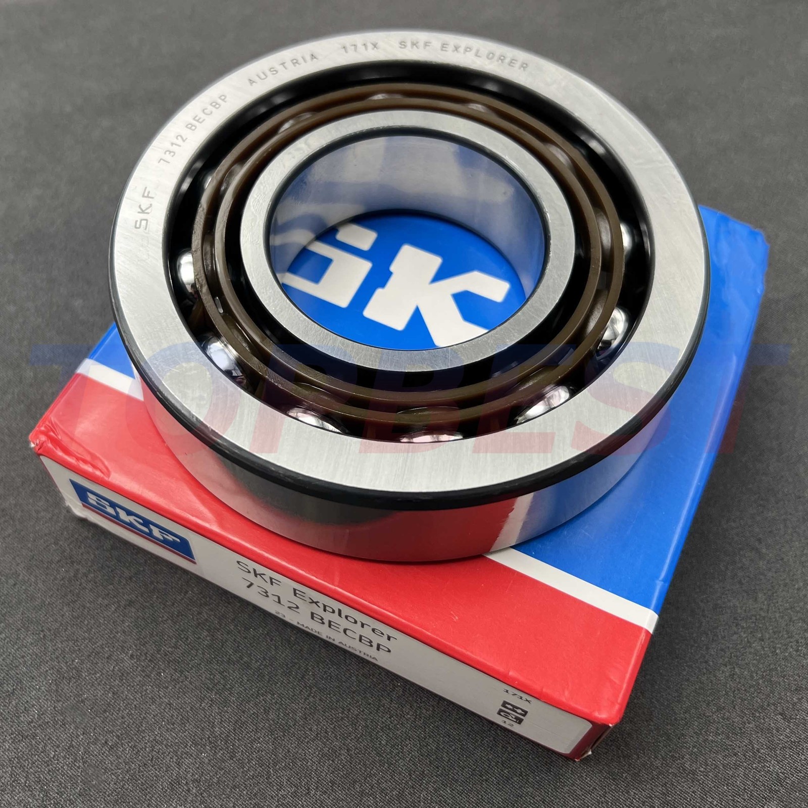 New 1PC SKF 7312 BECBP Angular Contact Ball Bearing 60x130x31 mm