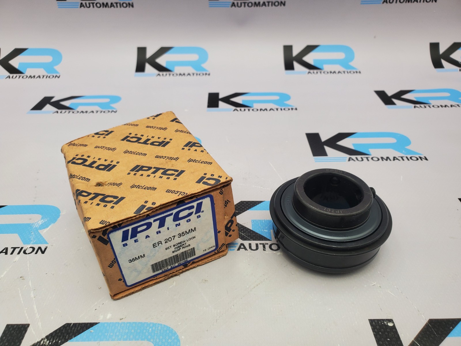 IPTCI ER 207 35MM Set Screw Lock Insert Snap Ring Bearing