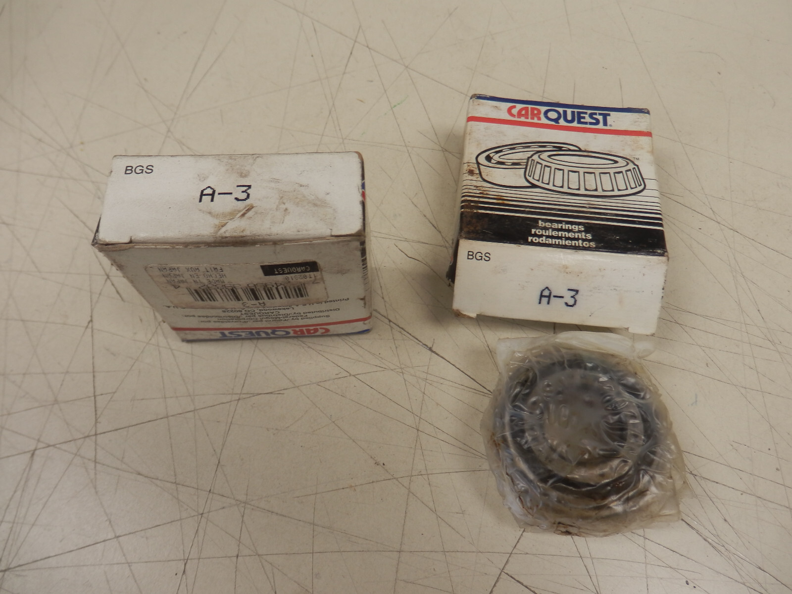 Two (2) Pack Carquest A-3 Tapered Roller Bearing Free Shipping