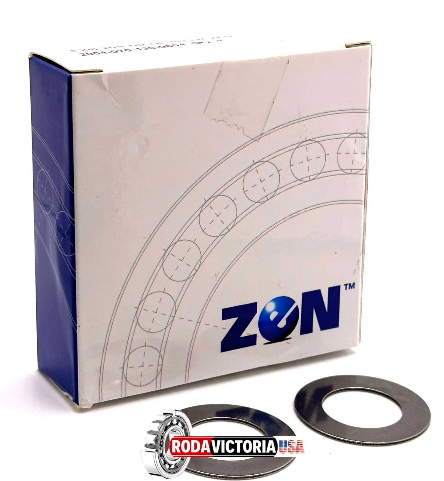 ZEN AS2035 Thrust Bearing Washer 20x35x1mm (QTY. 2 WASHERS)