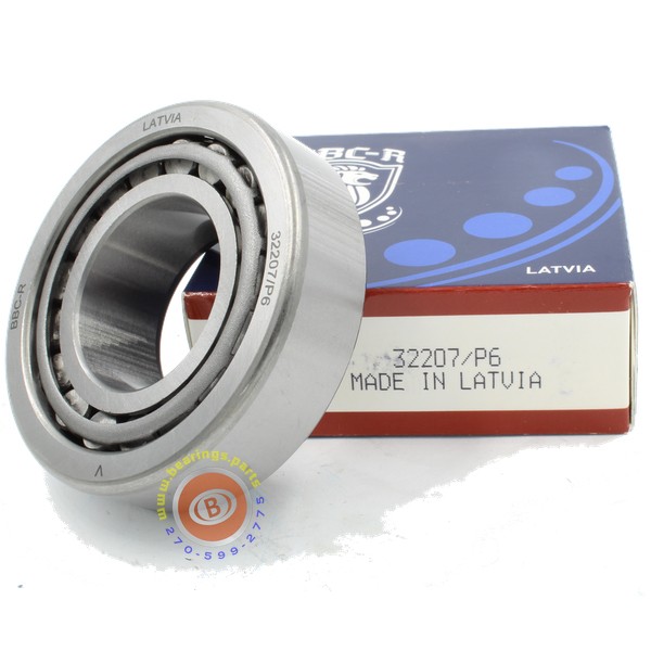 32207 P6 Tapered Roller Bearing Cup and Cone Set 35x72x24.25 – Baltic Bearing