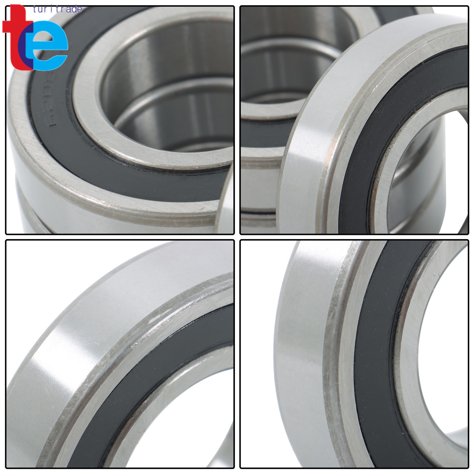 4pcs 6208-2RS Sealed Ball Bearings 40*80*18mm Double Sealed