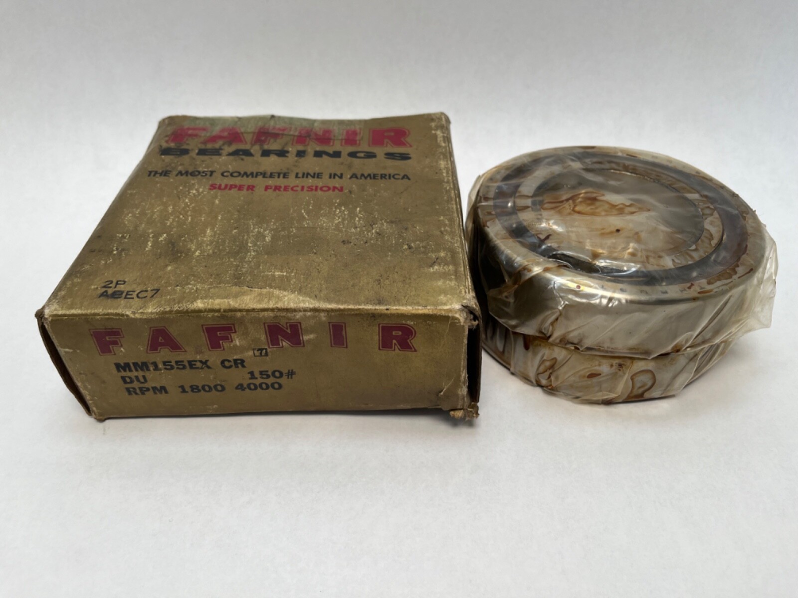 Fafnir MM155EXCRDU Bearing 2-3/4×4-3/4×1-1/8″ MM 155 EX CR DU 150# USA